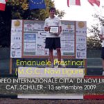 Emanuele Prestinari vincitore categoria Schuler Infinite Cup 2009